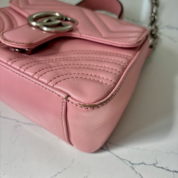 Gucci GG Marmont Mini Top Handle Bag - Picture 6 of 17